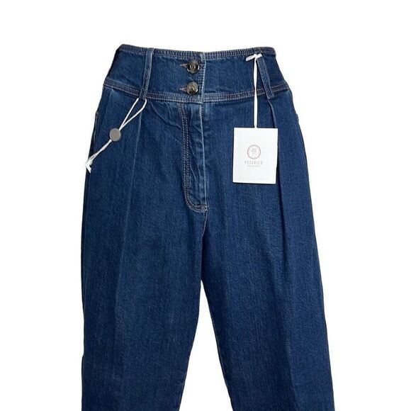 NWT Peserico High Waisted Jeans Denim Pants 6 - Picture 5 of 16